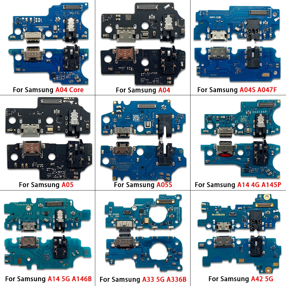 

Tested For Samsung A04E A04 Core A05 A05S A14 4G A145P A14 5G A146B A33 A336B USB Charging Connector Board Plug Port Flex Cable