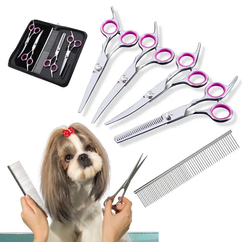 Pcs Stainless Steel Pet Dogs Grooming Scissors Cat Hair Thinning Shear Sharp Edge Dog Cutting Kitten Animal Barber Cutting Tool
Pcs Stainless Steel Pet Dogs Grooming Scissors Cat Hair Thinning Shear Sharp Edge Dog Cutting Kitten Animal Barber Cutting Tool