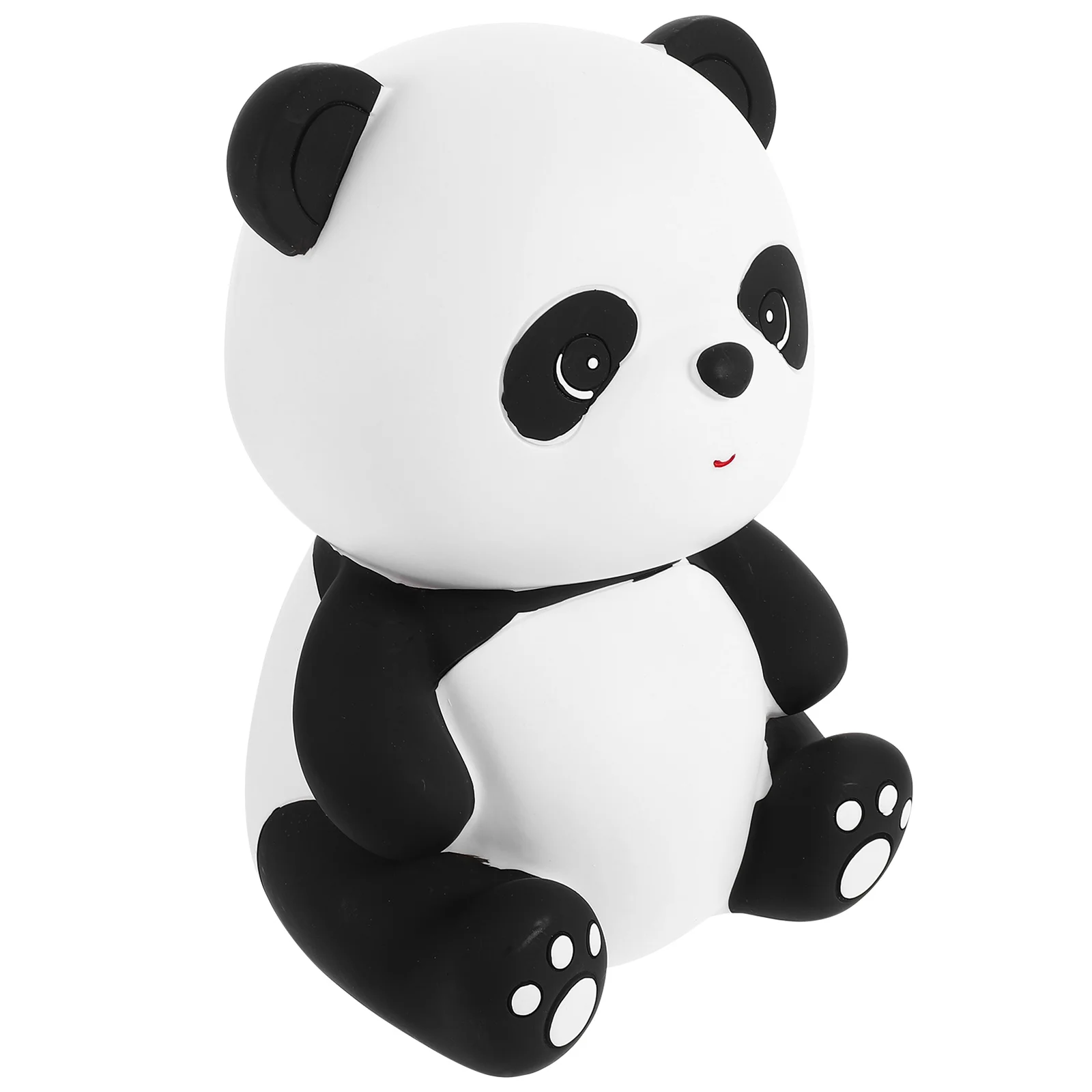 

Cartoon Panda Shape Piggy Bank Sitting Panda Cute Vinyl Panda Piggy Bank Unbreakable Sitting Panda Shaped Coin Money Bank