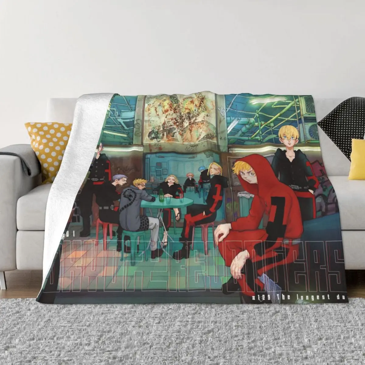 Tokyo Revengers Mikey Draken Flannel Blankets Takemichi Hanagaki Throw Blanket for Sofa Bedding Lounge 150*125cm Rug Piece
Tokyo Revengers Mikey Draken Flannel Blankets Takemichi Hanagaki Throw Blanket for Sofa Bedding Lounge 150*125cm Rug Piece