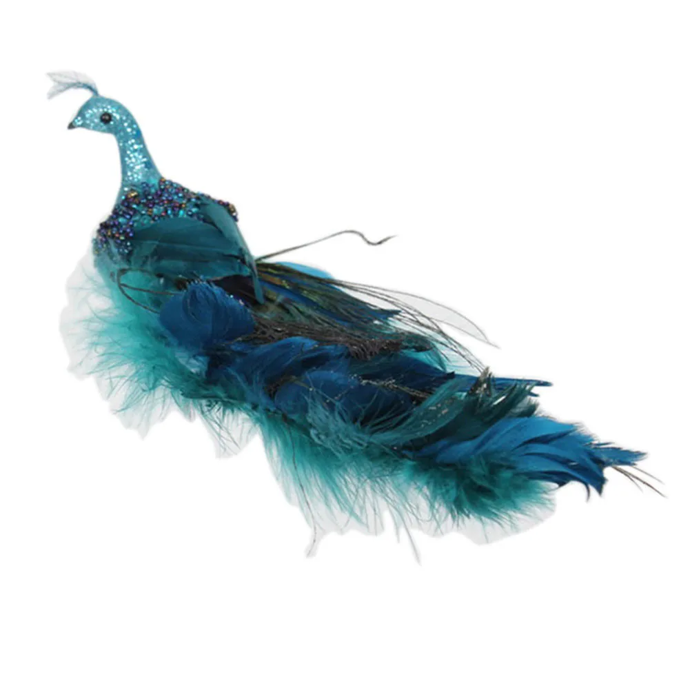 1pc Christmas Ornament Bird Figurine Artificial Peacock Long Tail Feathers Birds DIY Party Crafts Ornament Home Garden Decor
1pc Christmas Ornament Bird Figurine Artificial Peacock Long Tail Feathers Birds DIY Party Crafts Ornament Home Garden Decor