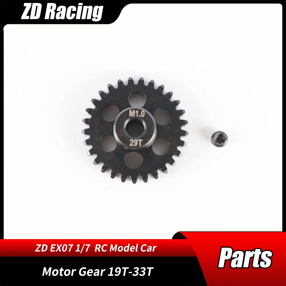 Запчасти для ZD Racing EX07 моторная Шестерня 19T 20T 21T 22T 26T 28T 29T 30T 32T 33T Модель пульта