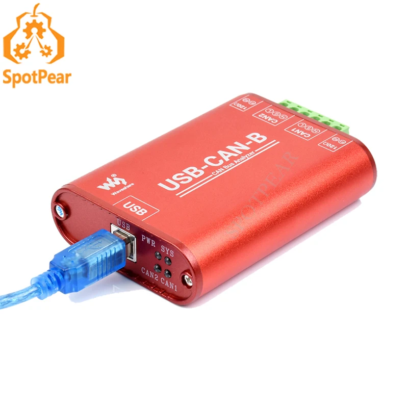 Industrial Isolation USB to CAN Adapter Dual-Channel CAN Interface Card CAN Analyzer USB-CAN-B
Industrial Isolation USB to CAN Adapter Dual-Channel CAN Interface Card CAN Analyzer USB-CAN-B