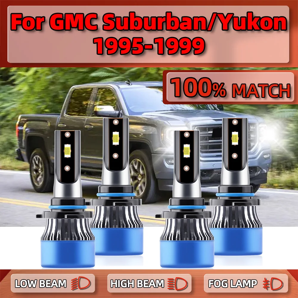 40000LM Canbus LED Head Light 9005 HB3 9006 HB4 Turbo Auto Lamps 12V 6000K For GMC Suburban/Yukon 1995 1996 1997 1998 1999
40000LM Canbus LED Head Light 9005 HB3 9006 HB4 Turbo Auto Lamps 12V 6000K For GMC Suburban/Yukon 1995 1996 1997 1998 1999