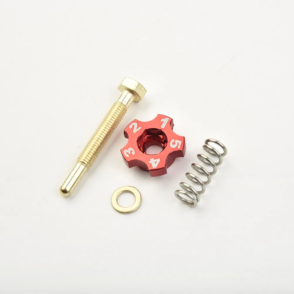 Kit Screw Idle Speed Adjustment Screw Replacement Anodizing Treatment Adjustment Screw Air Fuel Mixture
Kit Screw Idle Speed Adjustment Screw Replacement Anodizing Treatment Adjustment Screw Air Fuel Mixture