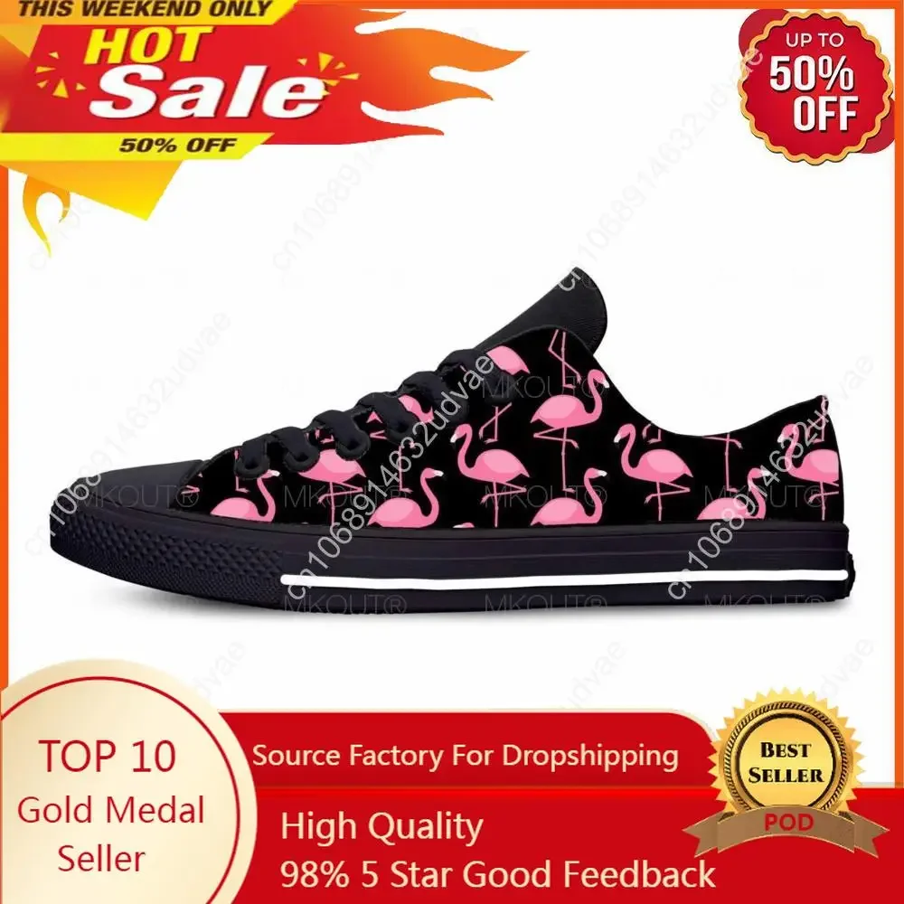 Tropical Pink Flamingo Bird Animal Pattern Cartoon Casual Cloth Shoes Low Top Comfortable Breathable 3D Print Men Women Sneakers
Tropical Pink Flamingo Bird Animal Pattern Cartoon Casual Cloth Shoes Low Top Comfortable Breathable 3D Print Men Women Sneakers