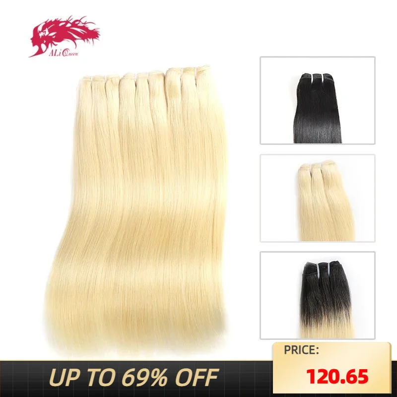 Ali Queen Hair One Doner Brazilian Straight Raw Virgin Human Hair Weaves Bundles 3Pcs Lot Blonde 613/Natural Black/1b-613 Hair
Ali Queen Hair One Doner Brazilian Straight Raw Virgin Human Hair Weaves Bundles 3Pcs Lot Blonde 613/Natural Black/1b-613 Hair