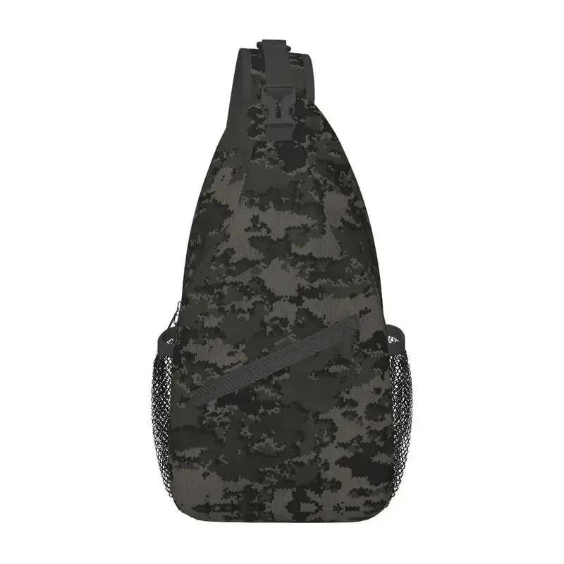 

Blackout Alpha Zulu Camouflage Sling Chest Crossbody Bag Men Fashion Army Military Camo Shoulder Backpack for Hiking