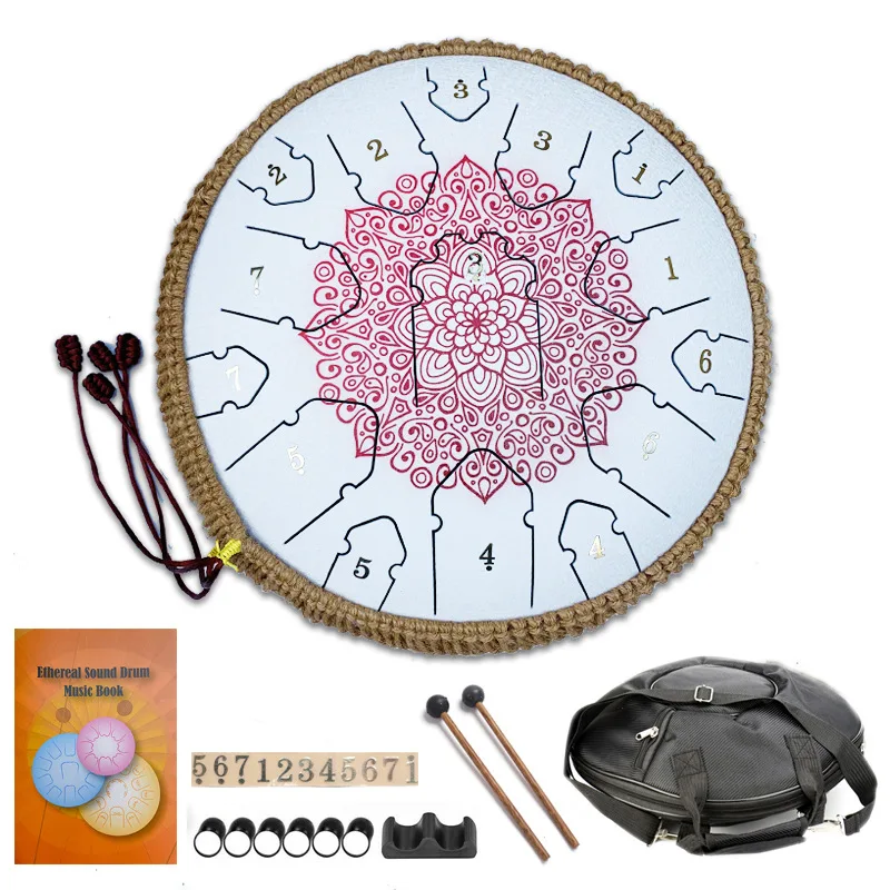 Steel Tongue Drum 13 Inch 15 Note D Tone Drum Rav Tank Drum Percussion Instruments Music Lovers Beginner Gift with Bag
Steel Tongue Drum 13 Inch 15 Note D Tone Drum Rav Tank Drum Percussion Instruments Music Lovers Beginner Gift with Bag