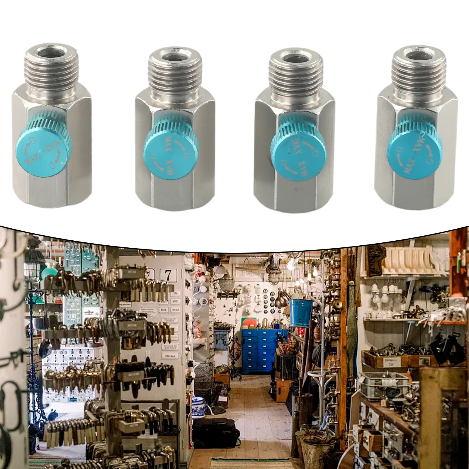 4Pcs Air Adjustment Switch Air Flow Speed Regulator Control Tool Valve 1/4'' NPT Pneumatic Tool 40*20*20mm Tools Hardware
4Pcs Air Adjustment Switch Air Flow Speed Regulator Control Tool Valve 1/4'' NPT Pneumatic Tool 40*20*20mm Tools Hardware