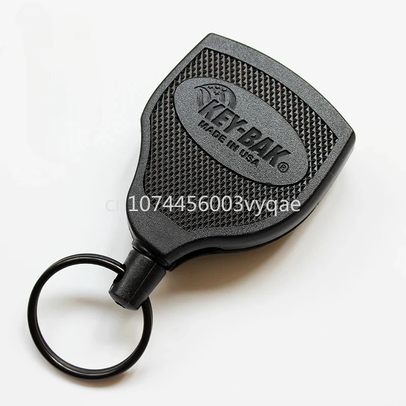 

American for KEY-BAK S48K Kevlar Cord Anti Loss Retractable Keychain Stretched 120CM Retractable Keyring