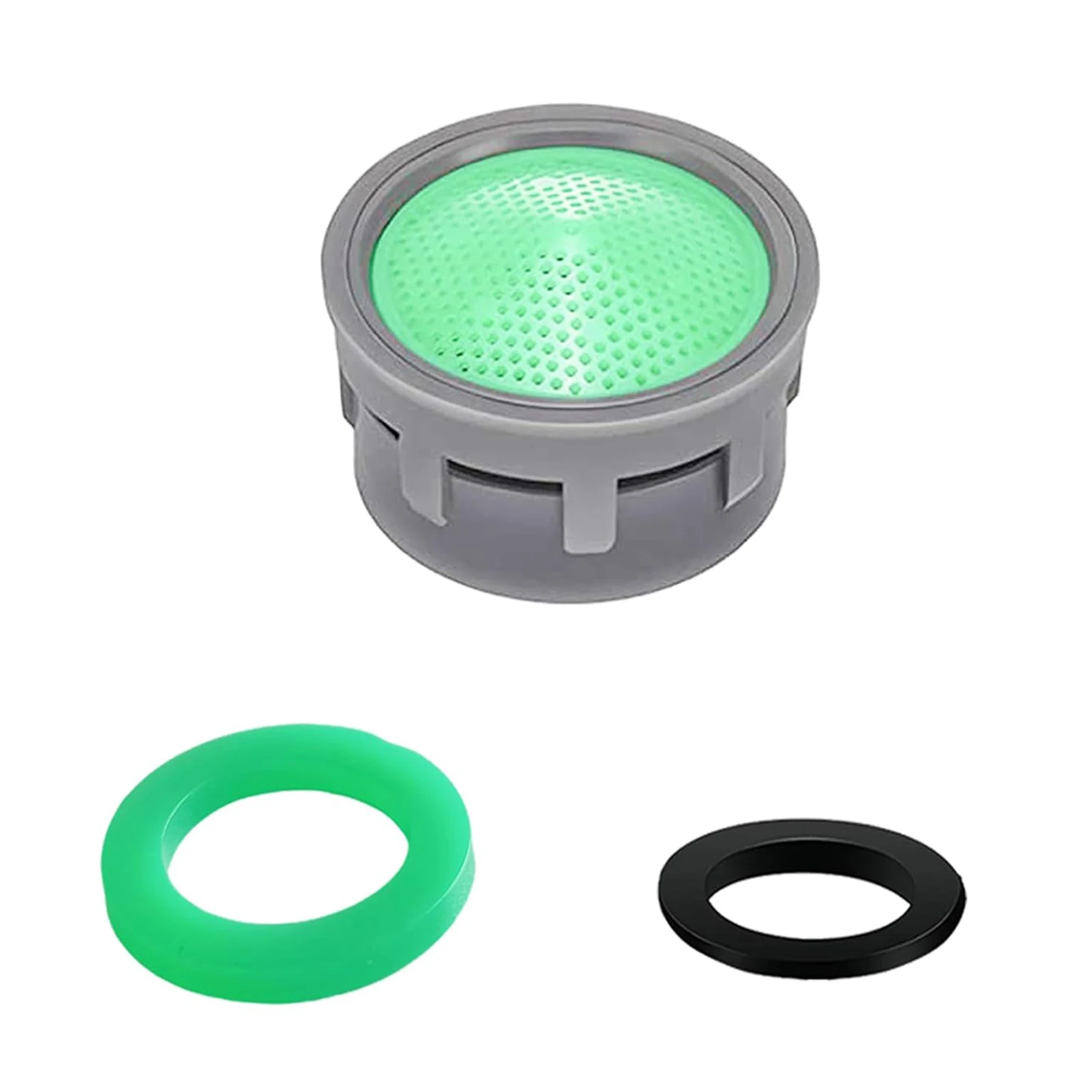 Flow Restrictor Faucet Aerator For Kitchen Bathroom 1 Set 1.5 GPM Green Color Plastic Plug-In Replacement Parts
Flow Restrictor Faucet Aerator For Kitchen Bathroom 1 Set 1.5 GPM Green Color Plastic Plug-In Replacement Parts