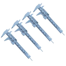 Plastic Caliper 4pcs 3inch Vernier Caliper Mini Sliding Caliper Dial Calipers Double Scale Sliding Gauge Measuring Tool
Plastic Caliper 4pcs 3inch Vernier Caliper Mini Sliding Caliper Dial Calipers Double Scale Sliding Gauge Measuring Tool