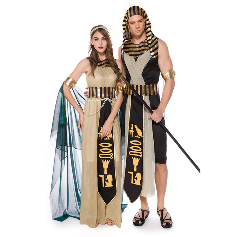 Carnival Purim Adult Ancient Egypt Costumes Pharaoh Empress Cleopatra King Queen Dress Halloween Party Medieval Couples Cosplay
Carnival Purim Adult Ancient Egypt Costumes Pharaoh Empress Cleopatra King Queen Dress Halloween Party Medieval Couples Cosplay