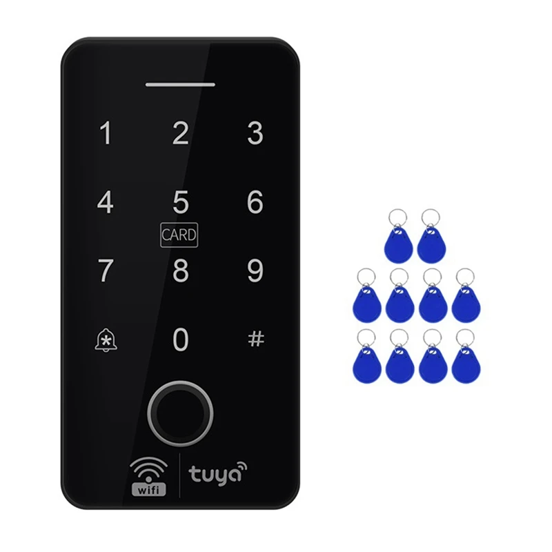 Bluetooth Wifi Tuya Контроллер Доступа по отпечатку пальца RFID клавиатура сенсорная клавиатура черный 1 комплект
Bluetooth Wifi Tuya Контроллер Доступа по отпечатку пальца RFID клавиатура сенсорная клавиатура черный 1 комплект