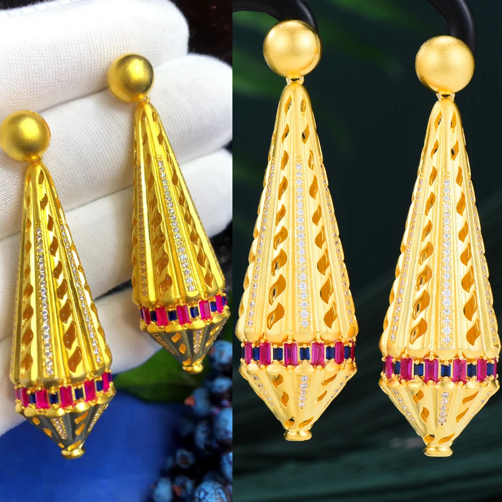 Missvikki Gorgeous Luxury Earrings For Women Wedding Party Geometric Sector Earrings Jewelry High Quality New Accessories
Missvikki Gorgeous Luxury Earrings For Women Wedding Party Geometric Sector Earrings Jewelry High Quality New Accessories