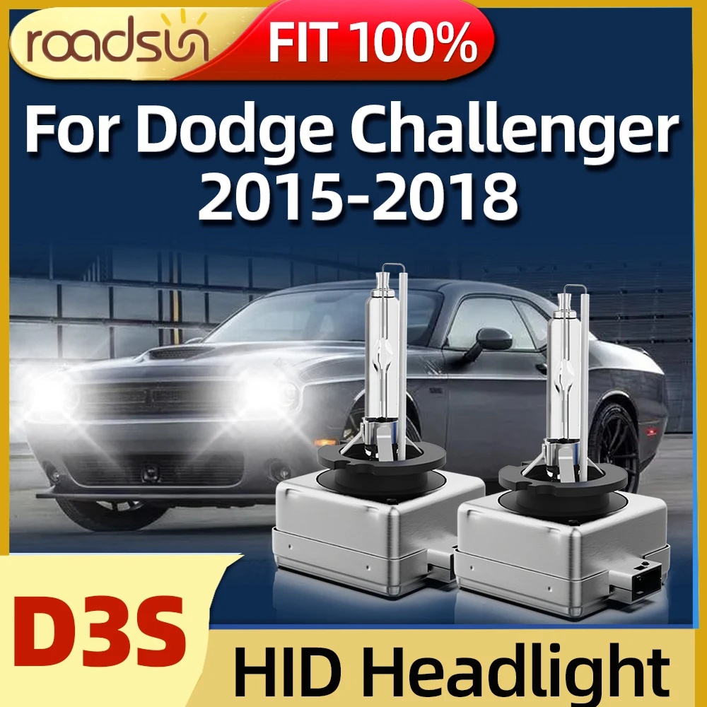 Roadsun HID Bulbs D3S Headlight 6000K 35W D3S HID Xenon Bulbs For Dodge Challenger 2015 2016 2017 2018
Roadsun HID Bulbs D3S Headlight 6000K 35W D3S HID Xenon Bulbs For Dodge Challenger 2015 2016 2017 2018