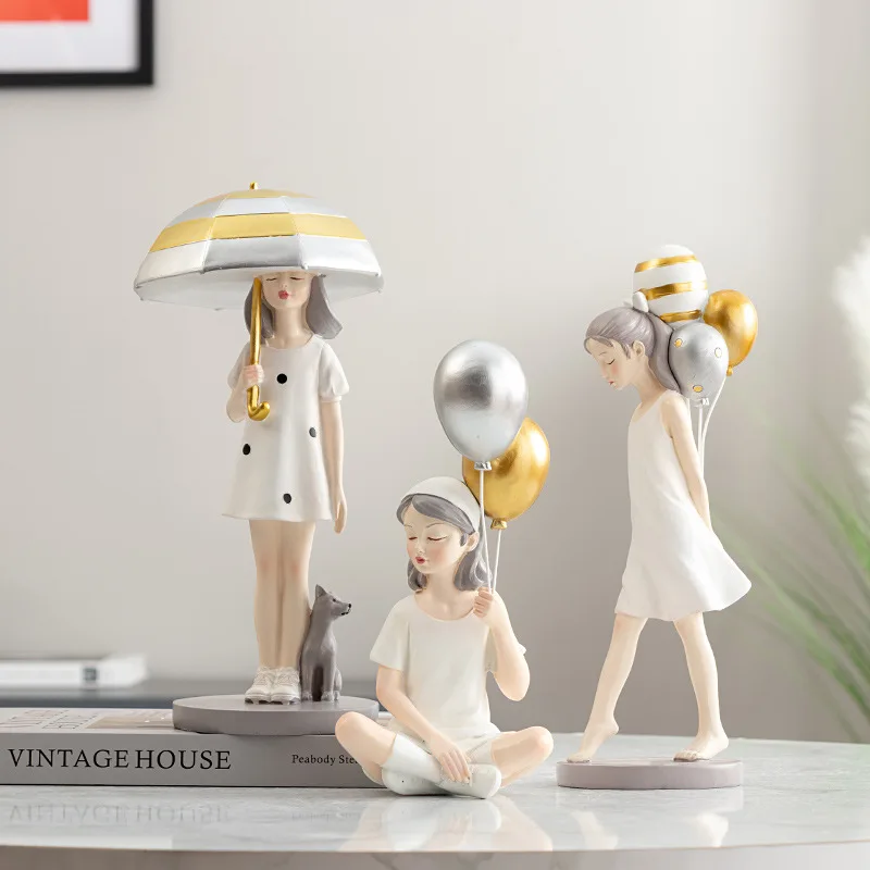 Sculpture Modern Art Resin Girl Statue Character Model Home Decor Living Room Decoration Girls Bedroom Decoration Birthday Gifts
Sculpture Modern Art Resin Girl Statue Character Model Home Decor Living Room Decoration Girls Bedroom Decoration Birthday Gifts
