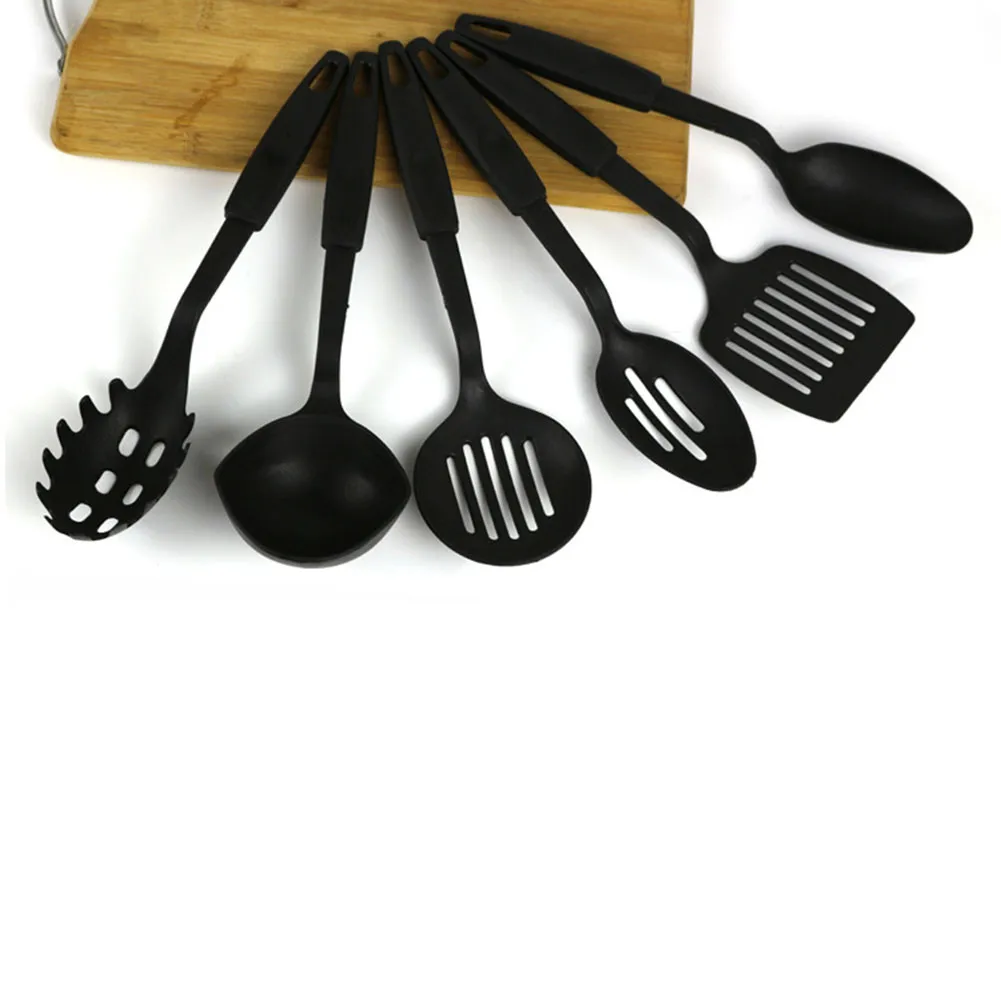 With Heat-Resistant Grips Kitchen Utensil Spatula Set Cooking Frying For Baking Non-stick Anti-rust Nylon Tool
With Heat-Resistant Grips Kitchen Utensil Spatula Set Cooking Frying For Baking Non-stick Anti-rust Nylon Tool