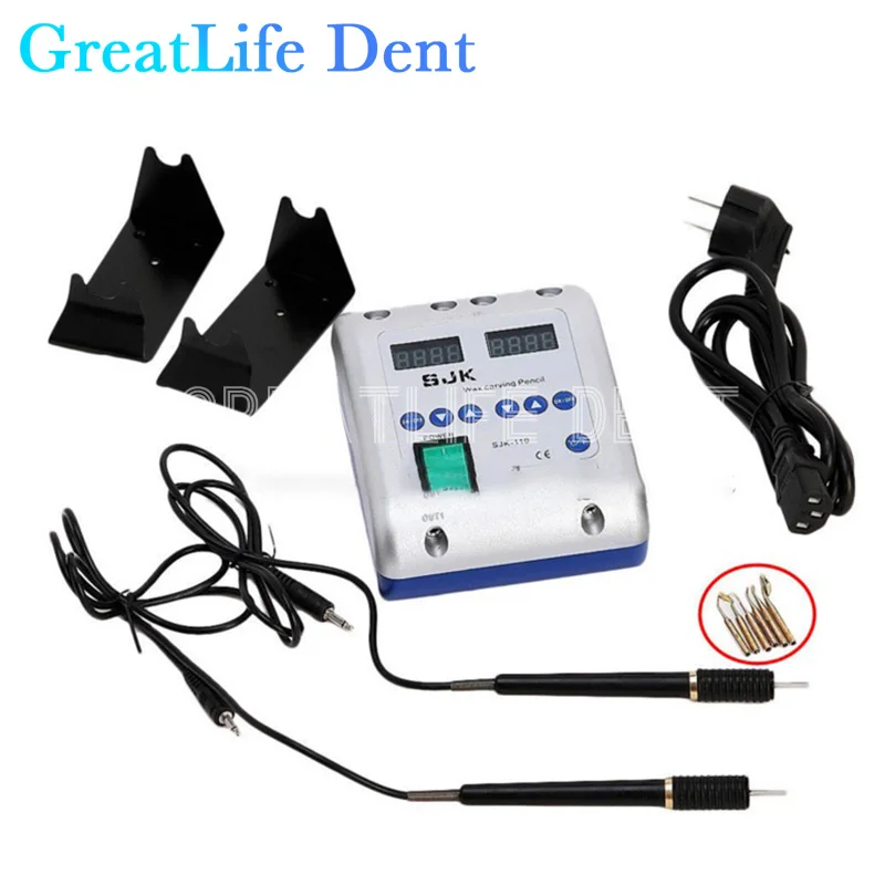 GreatLife Dent Dental Lab Equipment Electric Waxer Carving Knife 1set Contain 6 Wax Tips+2 Pens Dental Tools
GreatLife Dent Dental Lab Equipment Electric Waxer Carving Knife 1set Contain 6 Wax Tips+2 Pens Dental Tools