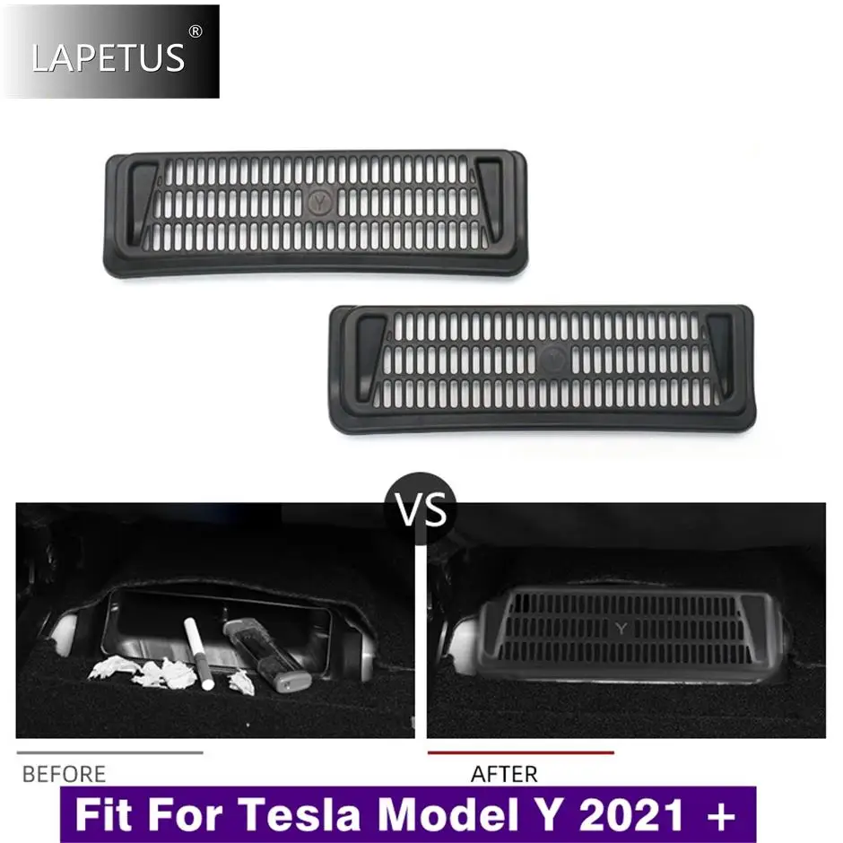 Car Accessories Seat Under Heat Floor Air Conditioner AC Duct Vent Outlet Protective Cover For Tesla Model Y 2021 - 2023 Plastic
Car Accessories Seat Under Heat Floor Air Conditioner AC Duct Vent Outlet Protective Cover For Tesla Model Y 2021 - 2023 Plastic