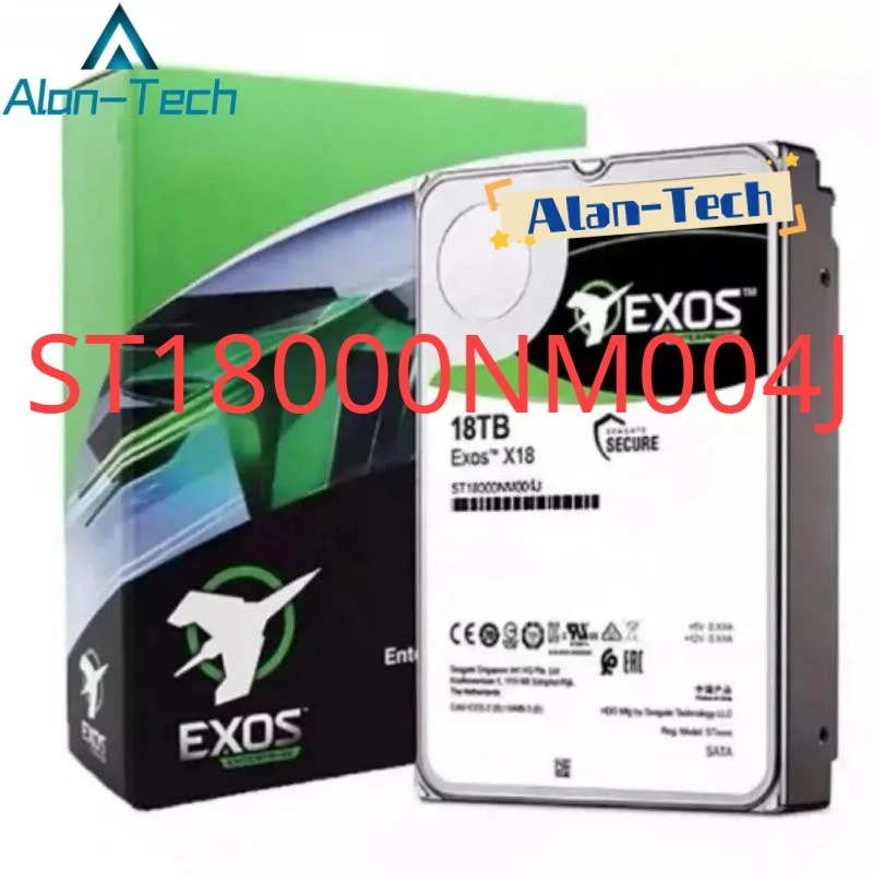 

ST18000NM004J 18TB Exos X18 7200 RPM SAS 6Gb/s 256MB Cache 3.5-Inch Enterprise Hard Drive HDD
