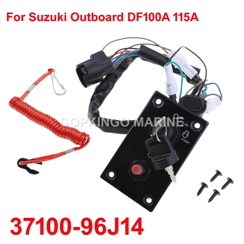 Boat Dual Ignition Key Switch Panel For Suzuki DF100A 115A Marine Outboard 37100-96J14
Boat Dual Ignition Key Switch Panel For Suzuki DF100A 115A Marine Outboard 37100-96J14