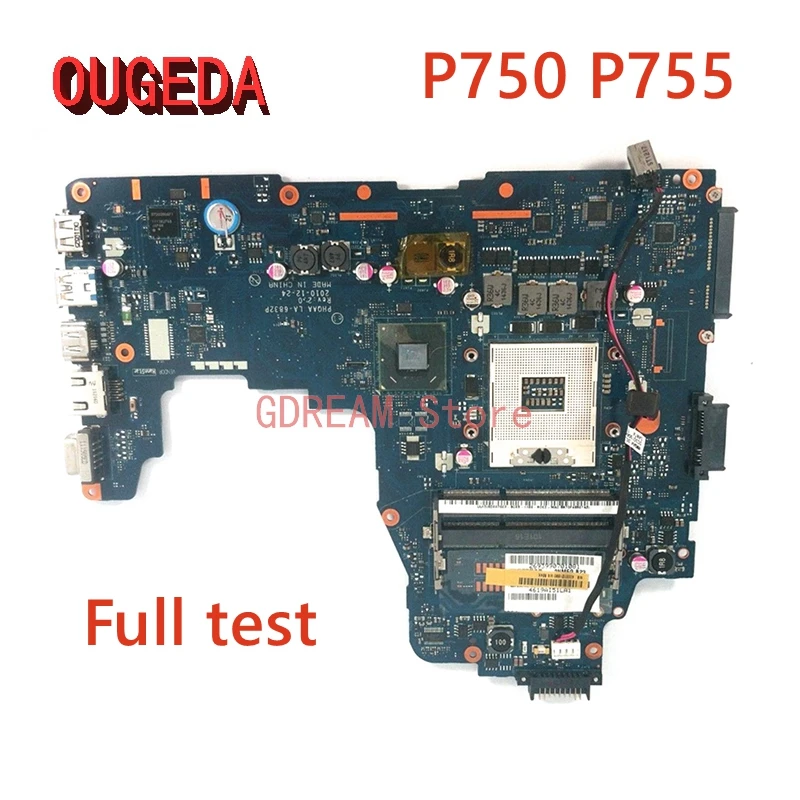 Материнская плата OUGEDA K000121690 PHQAA LA-6832P для ноутбука TOSHIBA Satellite P750 P755, материнская плата HM65 DDR3 для полного тестирования
Материнская плата OUGEDA K000121690 PHQAA LA-6832P для ноутбука TOSHIBA Satellite P750 P755, материнская плата HM65 DDR3 для полного тестирования