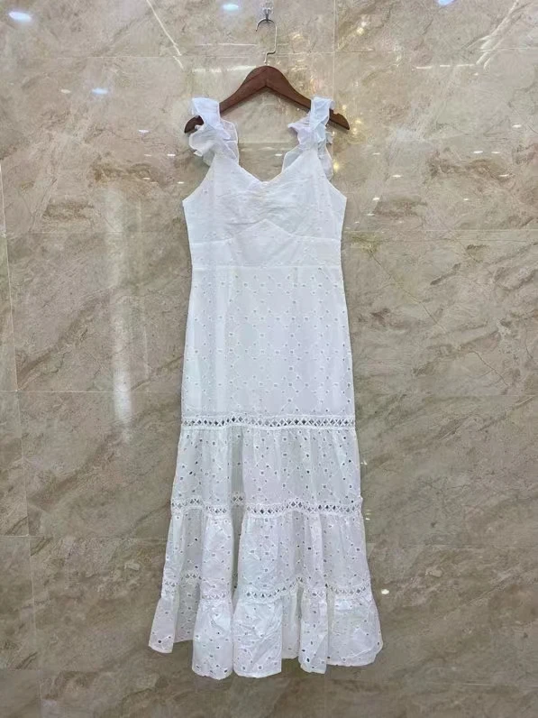 Novia Party 2023 Summer Dress High Quality Ladies Spaghetti Strap Hollow Out Embroidery Sleeveless Casual White Black Dress Club
Novia Party 2023 Summer Dress High Quality Ladies Spaghetti Strap Hollow Out Embroidery Sleeveless Casual White Black Dress Club