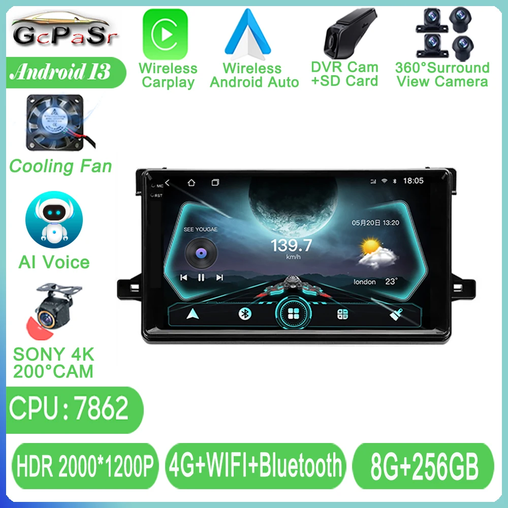 Android 13 Auto For Toyota Prius XW50 2015 - 2020 Car Radio QLED High-performance Multimedia Player Navigation GPS 2din DVD Dash
Android 13 Auto For Toyota Prius XW50 2015 - 2020 Car Radio QLED High-performance Multimedia Player Navigation GPS 2din DVD Dash