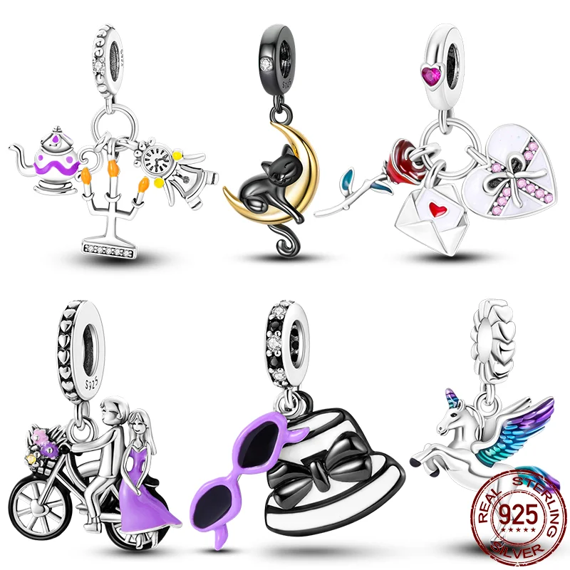 Fit Pandora 925 Original Bracelet Valentine's Day Present Lucky Unicorn Silver Charm Beads For DIY Christmas Jewelry Gift Making
Fit Pandora 925 Original Bracelet Valentine's Day Present Lucky Unicorn Silver Charm Beads For DIY Christmas Jewelry Gift Making