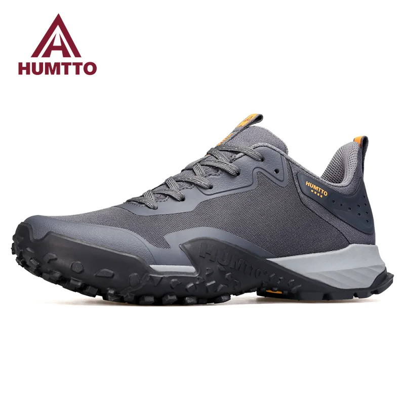 

HUMTTO Hiking Boots Luxury Designer Climbing Trekking Sneakers for Men Breathable Men's Sports Shoes Outdoor Safety Work Shoe