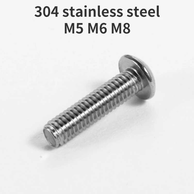 2/5/10/20/50Pcs M5 M6 M8 304 Stainless Steel Round Head Hexagon Socket Screw Pan Head Bolt Half Round Cup Mushroom Head Screw
2/5/10/20/50Pcs M5 M6 M8 304 Stainless Steel Round Head Hexagon Socket Screw Pan Head Bolt Half Round Cup Mushroom Head Screw