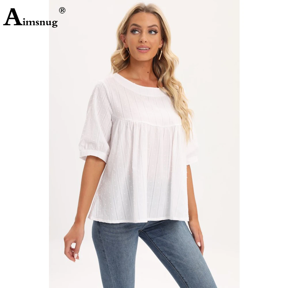 Women Latest Summer Casual Linen Shirt Loose Blouse Half Sleeve Polka Dots Top Oversize Ladies Tunic blusas Femme Solid Pullover
Women Latest Summer Casual Linen Shirt Loose Blouse Half Sleeve Polka Dots Top Oversize Ladies Tunic blusas Femme Solid Pullover
