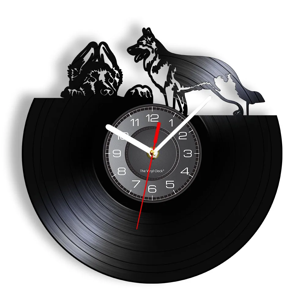 Dogs Contemporary Wall Clock Home Decor Puppy Vinyl Wall Art Different Dog Breeds Vinyl Record Wall Clock Dog Pet Lovers Gift
Dogs Contemporary Wall Clock Home Decor Puppy Vinyl Wall Art Different Dog Breeds Vinyl Record Wall Clock Dog Pet Lovers Gift