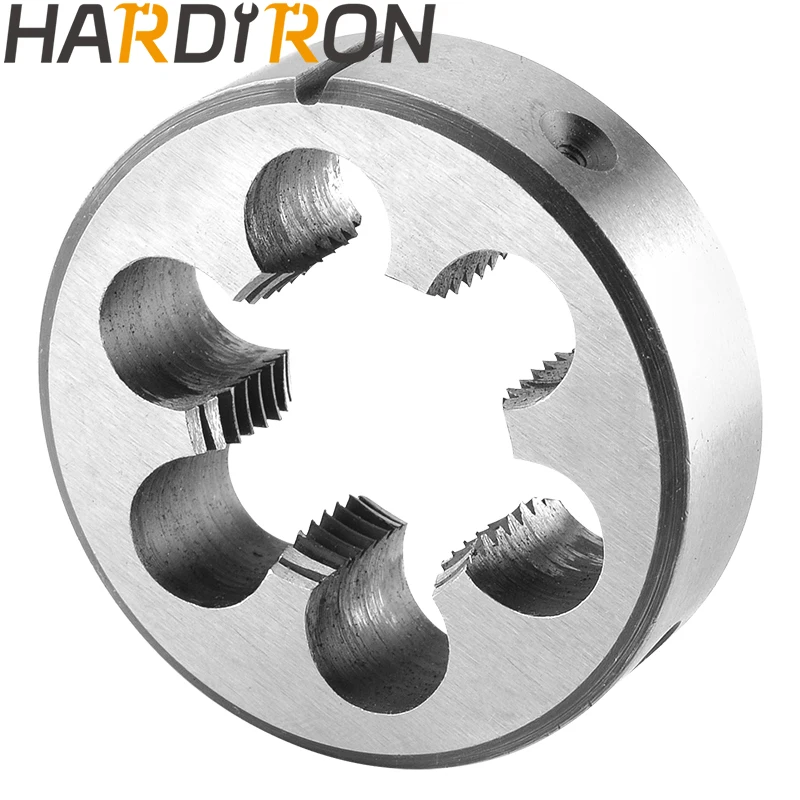 

Круглый резьбовой штамп Hardiron метрический M21X2, Резьбовая пресс-форма M21 x 2,0 для правой руки