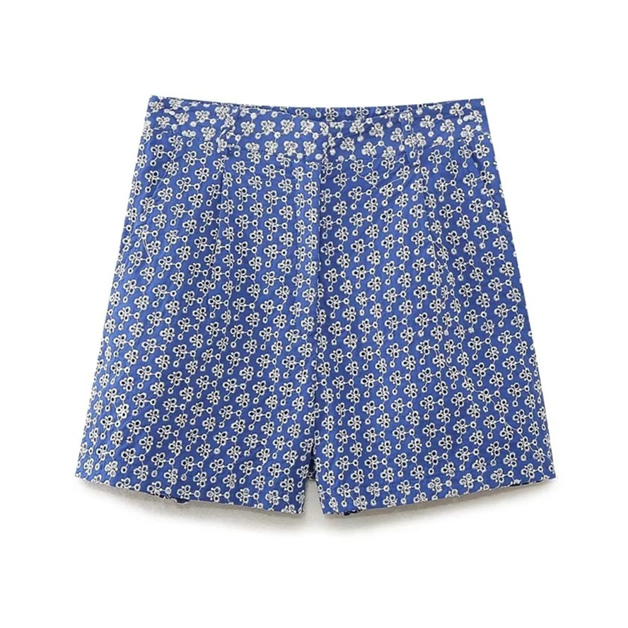 Jenny&Dave Fashion Ladies Country Style Retro Embroidery Blue Bermuda Summer Casual Cotton Shorts Women
Jenny&Dave Fashion Ladies Country Style Retro Embroidery Blue Bermuda Summer Casual Cotton Shorts Women