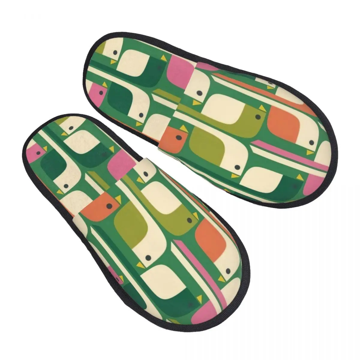 Owl Chalky Colorful Pattern Guest Slippers for Bathroom Women Custom Print House Slipper 
Owl Chalky Colorful Pattern Guest Slippers for Bathroom Women Custom Print House Slipper
