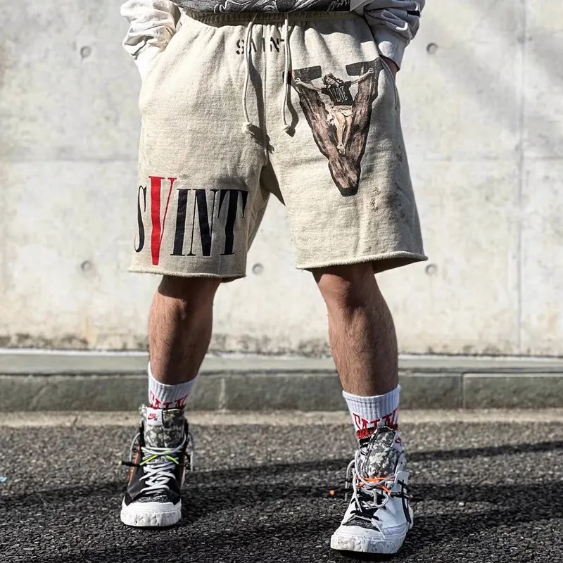 Summer Shorts Oversized Loose Breathable Men's Vintage Printed Pants for Both Men and Women, Street Fashion Trend Couples
Summer Shorts Oversized Loose Breathable Men's Vintage Printed Pants for Both Men and Women, Street Fashion Trend Couples