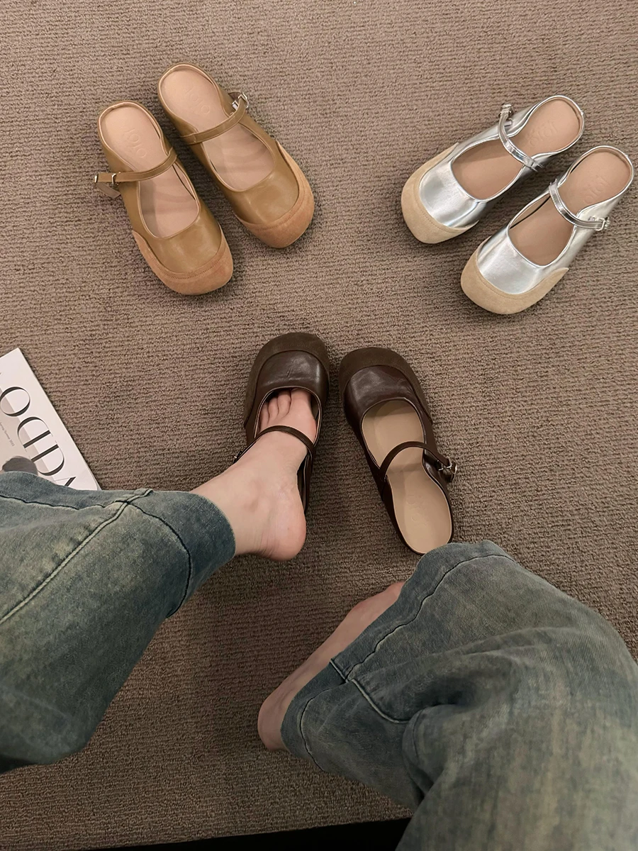 Vintage Summer Women Slippes Comfort Slip On Ladies Casual Flat Mules Shallow Sandals Mary Janes Female Slingback Zapatos Slides
Vintage Summer Women Slippes Comfort Slip On Ladies Casual Flat Mules Shallow Sandals Mary Janes Female Slingback Zapatos Slides