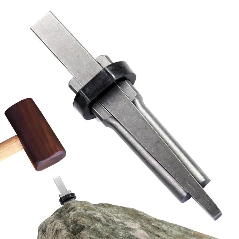 Wedge And Feather Shims Metal Stone Wedge Stone Splitting Tools For Granites Concretes Boulders Volcanic Rocks Limestone Rocks
Wedge And Feather Shims Metal Stone Wedge Stone Splitting Tools For Granites Concretes Boulders Volcanic Rocks Limestone Rocks