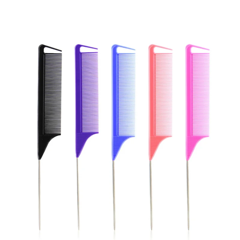 1PC Rat Tail Combs Steel Pin Braid Accessories Hair Pick Parting Hair Braids Parting Carbon Fiber Heat Resistant Styling
1PC Rat Tail Combs Steel Pin Braid Accessories Hair Pick Parting Hair Braids Parting Carbon Fiber Heat Resistant Styling
