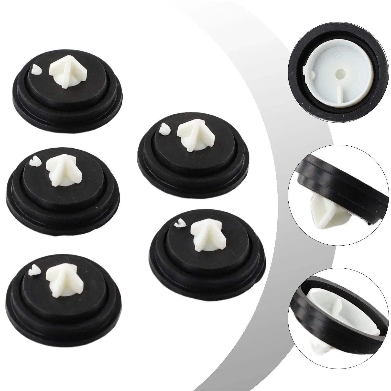5pcs Toilet Fill Valve Gasket Inlet Filling Valve Diaphragm Float Valve Membrane Cistern Valve Washer Replacement Washer Seal
5pcs Toilet Fill Valve Gasket Inlet Filling Valve Diaphragm Float Valve Membrane Cistern Valve Washer Replacement Washer Seal