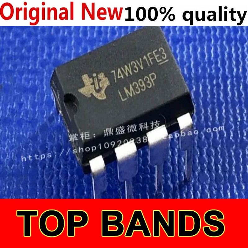 Набор микросхем LM393P DIP8 LM393 DIP LM393N 393 DIP-8, новая и оригинальная интегральная схема, 10 шт.
Набор микросхем LM393P DIP8 LM393 DIP LM393N 393 DIP-8, новая и оригинальная интегральная схема, 10 шт.