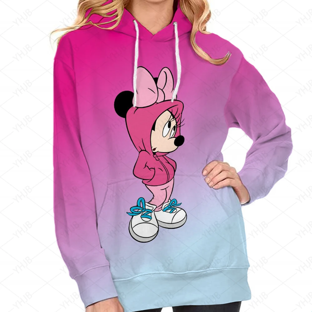 Women Disney Mickey Mouse Print Loose Hoodies Spring Long Sleeve Hooded Sweatshirt Harajuku Simple Tops Lazy Style Pullover
Women Disney Mickey Mouse Print Loose Hoodies Spring Long Sleeve Hooded Sweatshirt Harajuku Simple Tops Lazy Style Pullover