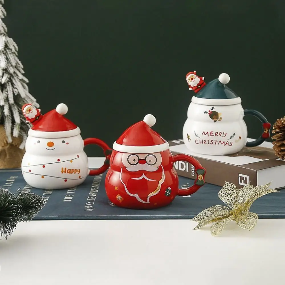 Snowman/Christmas Tree/Santa Claus Santa Claus Water Cup with Lid and Spoon 480ml Christmas Ceramic Cup Ceramic New Year
Snowman/Christmas Tree/Santa Claus Santa Claus Water Cup with Lid and Spoon 480ml Christmas Ceramic Cup Ceramic New Year