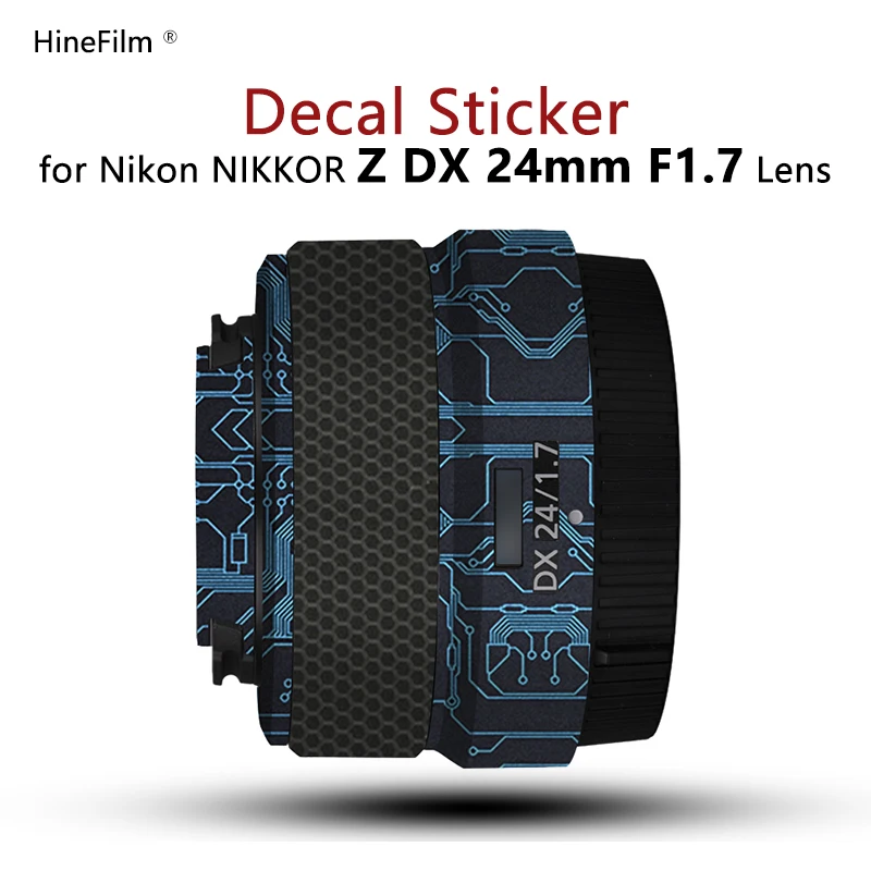 

for Nikon Nikkor Z DX 24mm f/1.7 Lens Sticker Wrap Cover Skin 24 F1.7 Lens Decal Anti-Scratch Protector Coat