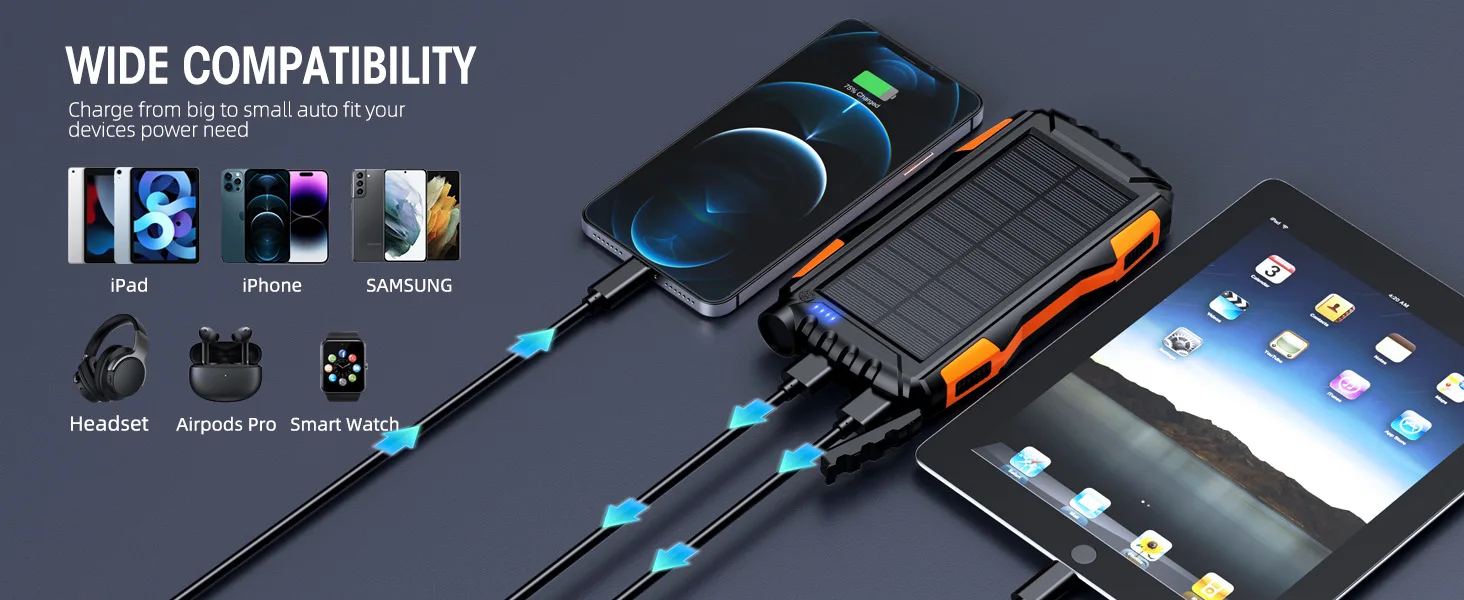 Xiaomi 42800mAh Solar Power Bank Fast Charger QC 3.0 5V3.1A Portable External Battery Pack with Super Bright Flashlight Xiaomi 42800mAh Solar Power Bank Fast Charger QC 3.0 5V3.1A Portable External Battery Pack with Super Bright Flashlight