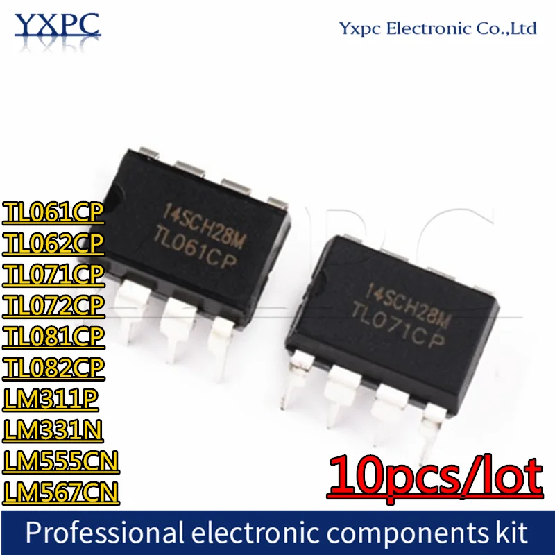 10pcs TL061CP TL062CP TL071CP TL072CP TL081CP TL082CP LM311P LM331N LM555CN LM567CN DIP8 TL071 TL072C TL081 TL082 LM331 Chips
10pcs TL061CP TL062CP TL071CP TL072CP TL081CP TL082CP LM311P LM331N LM555CN LM567CN DIP8 TL071 TL072C TL081 TL082 LM331 Chips