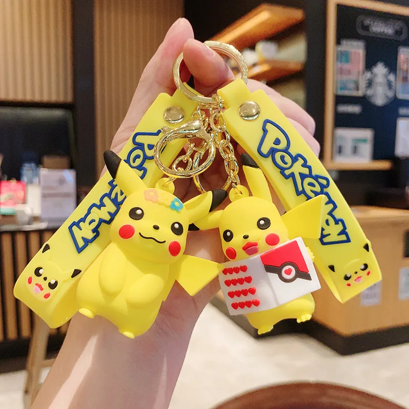 Pokemon Key Chain Pikachu Cartoon Cute Doll Accessories Pendant Silicone Material Decoration Backpack Accessories Souvenir Gift
Pokemon Key Chain Pikachu Cartoon Cute Doll Accessories Pendant Silicone Material Decoration Backpack Accessories Souvenir Gift